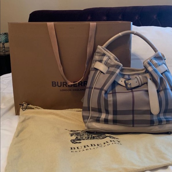 Burberry Bags Authentic Burberry Handbag With Duffle Bag Poshmark